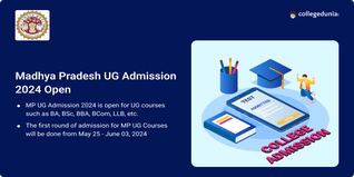 Madhya Pradesh UG Admission 2024 Open @epravesh.mponline.gov.in; Apply till May 20